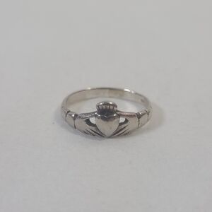 Claddagh 925 Sterling Silver Irish Celtic Ireland Ring Size 8.75 - 9